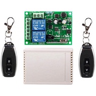 "YuLinStyle 220V KR2202-4 + KT05 2-way Wireless Remote Control Switch  Controller With 433Mhz Two-way 2 Button 1527 Lear