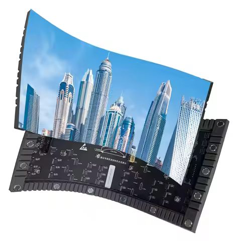 P1.86 P2 P2.5 Indoor Full Color Flexible LED Display Module HUB75 320*160mm SMD RGB Soft LED Panel M