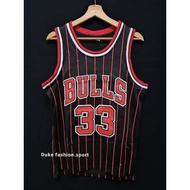 Embroidery 95/96 Chicago Bulls #33 Scottie Pippen Jersey Basketball Jersey