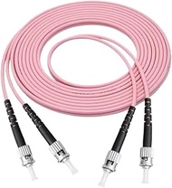 HAIZHI OM4 Fibre Optic Patch Cable 1-100 m Duplex Cable 0.2 m 0.5 m LC SC FC ST (80m 1pc, ST-ST)