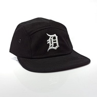 Embroidered Hat Initial D Detroit City Logo Snapback 5 Panel Baseball Cap Bucket Hat Five Panels