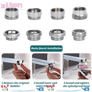 ZLION Water Filter Adapter, Metal With Washer Faucet Adapter Set,  18/20/22/24mm To 22mm Faucet Conn