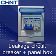 MCB distribution box electrical panel box and CHINT leakage protection circuit breaker 2P16A-2P63A