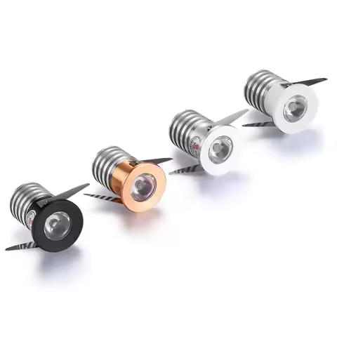 Pollex super small led downlight ressessed in LED spot light 1w 3 220v for home store counter kitche