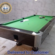 PJ - MEJA BILLIARD REKONDISI | MURREY 7 FEET - SLATE STONE | BATU HITAM - FRYA SHOP