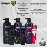IForm Hair shampoo Wonder Volume Shampoo / Delicate Organic Masque / Moisture Cure Shampoo Moist