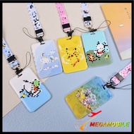 GANTUNGAN Mm - Name Tag Card Hanger Cartoon Character Lanyard MRT Access Busway E-Money Flazz BRIzi Card Holder Cartoon Character Lanyart Card Holder Id Card