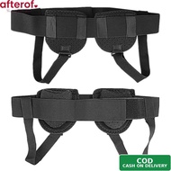 AFTEROF Hernia Support Belt, Removable Compression Pads Adjustable Fit Groin Hernia Support, Waist S