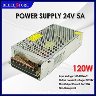 24V 5A POWER SUPPLY STEEL BOX 100V-220V DC24V 120WATT POWER SUPPLY