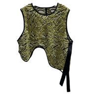 XITAO Vests  Irregular Women Mesh Vests Top