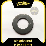 Black Iron Ringplate M20 x 41 mm