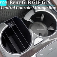 Car Central Console Storage Box Water Cup Storage Box for Benz GLB GLE GLS Interior Accessories 2020