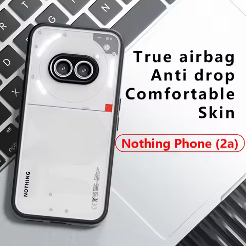 For Nothing Phone 2A Case Luxury Matte Armor Acrylic Back Cover For Nothing Phone 2 A Plus Transpare
