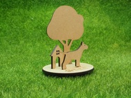 狗來富立體組合小物 牛頭梗