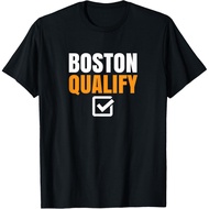 Boston Qualify Qualifier T-Shirt Marathon Runner Qualified T-Shirt