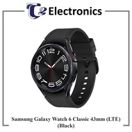 Samsung Galaxy Watch 6 Classic 43mm (LTE) | 1 Year Local Singapore Warranty | - T2 Electronics