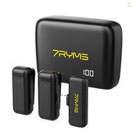 (Docooler)7RYMS Rimo S1LN Wireless Microphone System with 1 Receiver & 2 Microphones 50M Transmissio