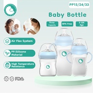 Preferred Botol Susu Baby Feeding Bottle Milk Bottle Wide Neck Botol Susu for Newborn  PP15