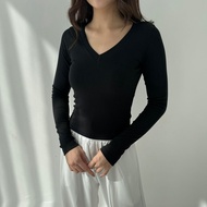 Gemini TOP | Women's Knit Top Korean Top Women's Knit Shirt Long Sleeve Basic Long Sleeve