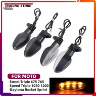 Motorcycle Turn Signal Light For Street Triple 675 765 Speed Triple 1050 1200 Daytona 675 765 Rocket