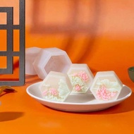 mooncake mooncake tray 月饼模型 Lotus Snowskin Mooncake Silicone Mooncake Mold Mid-Autumn Festival Lotus
