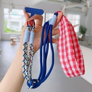 Universal adjustable phone strap, spliced with summer fresh phone strap, long strap, anti loss, dura
