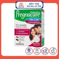British Pregnacare Him and Her 60v Pills to Support Conception - For both men and women