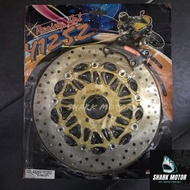 FORNT DISC PLATE WITH BRACKET - Y125Z (BRAND RACING ART) 300MM