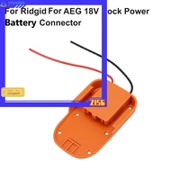 [ZISG] Battery Adapter Converter Power Dock Adapter for RIDGID 18V Power Connectors