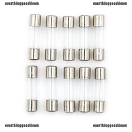 10pcs Glass Tube Fuse 5mm x 20mm 1.6A T1.6A 250V Slow Blow 1.6Amps EverthingGooddown.my