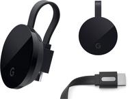 Google Chromecast กล่องสมาร์ททีวีอัลตร้าสตรีมมิ่งอุปกรณ์ส่งสัญญาณภาพแบบไร้สาย4K ติดหน้าจอ HDMI TV สะ