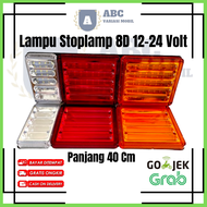 Lampu Stoplamp Rem Sein Kedip Belakang 8D Variasi Mobil Canter Truck 12-24 Volt