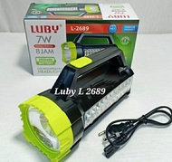 Senter lengan LED Luby L 2698 rechargeable senter luby original