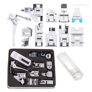 zong 11Pcs Sewing Presser Feet, Sewing Machine Kit Multifunctional Sewing Hemming Set Household DIY 