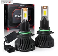 TXVSO8 1คู่120W 26000lm ไฟหน้ารถยนต์ไฟฟ้าสูงไฟหน้ารถมอเตอร์ไซค์แบบ Led H4สว่างมาก H11หลอดไฟแคนบัส HB