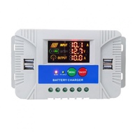 Solar Charge Controller with LCD Display 30A Rating for 12V/24V Battery Systems