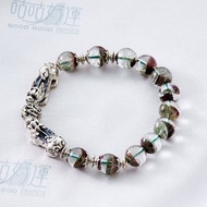 招財納福貔貅紅綠幽靈手鍊(男款)(含開光)防小人、領導能力