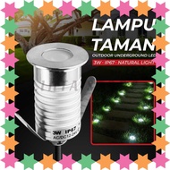 Deashion 3W Underground LED Outdoor Garden Light IP67 Natural Light - FW001