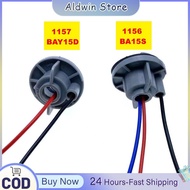 ALDWIN 1156/1157 Bulb Socket Lamp Holder 1156 Socket P21/5W Adapter Base LED Bulbs Socket Holder