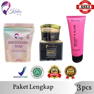 1 Paket Kedas Beauty Brightening Soap Sabun Kedas Beauty Pembersih Wajah BPOM 100 GR Sabun Gold Jelly Glowing Lengkap Murah Pemutih Dijamin Ampuh kedas paket lengkap