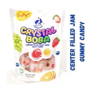 (Halal) 150g Twinfish Crystal Boba Center Filled Fruit Juice Jelly Candy Gula Jeli Buah-buahan Beris