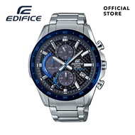 CASIO EDIFICE EQS-900DB Solar Powered Chronograph Men's Analog Watch Stainless Steel Band