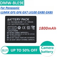 DMW-BLE9E Lithium Battery 1800mAh for Panasonic LUMIX GF5 GF6 GX7 LX100 GX80 GX85 Camera Batteries
