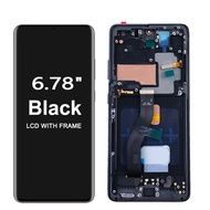 S21 UltraสําหรับSamsung Galaxy S21 Ultra 5G SM-G9980 G998BจอแสดงผลLCD Touch Screen Digitizer Assembl