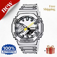 GSHOCK นาฬิกาอิเล็กทรอนิกส์ GA-2100 รูปแบบวาดด้วยมือ พร้อมจัดส่ง รับประกัน รุ่น GA-2100MNG