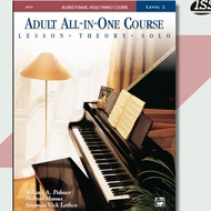 Alfred's Basic Adult All-In-One Piano: Lesson, Theory, Technic Level 2