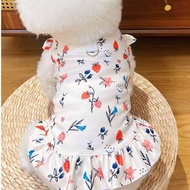 现货！春秋季宠物狗狗猫咪裙子柯基比熊金毛德绒亲肤舒适背心小中大型犬Spring and Autumn Pet Dog Cat Skirt Corgi Bixie