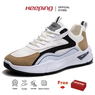 Keeping 39-44 Joker Black - Sepatu Sneakers Running KSR705