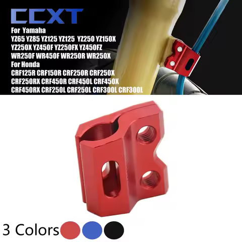 Motorcycle Front Brake Line Holder Hose Clamp For Honda CRF 250X 450X 250R 450R 250RX 450RX For Yama