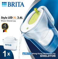 BRITA - Style 3.6L water filter LED 智型濾水壺 (青綠色)